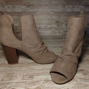 BRASH Tan Booties